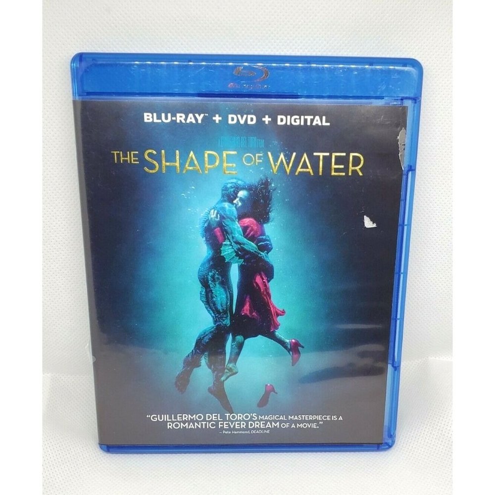 The Shape of Water Used Very Good Blu-ray With DVD Widescreen 2 Disk No Scratch